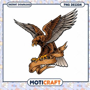 Eagle PNG Design Instant Download