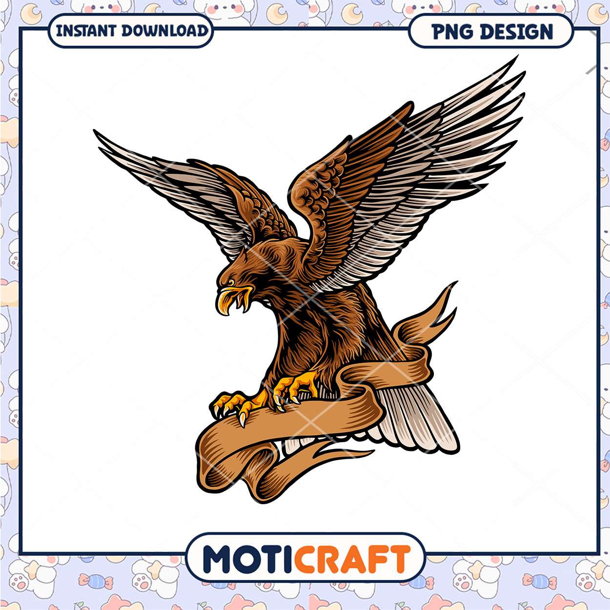 Eagle PNG Design Instant Download Eagle PNG Design Instant Download