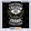Eagle Freedom Courage PNG Design