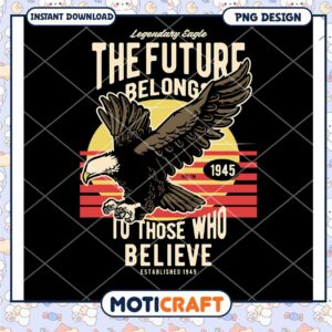 Eagle Believe Future PNG Design