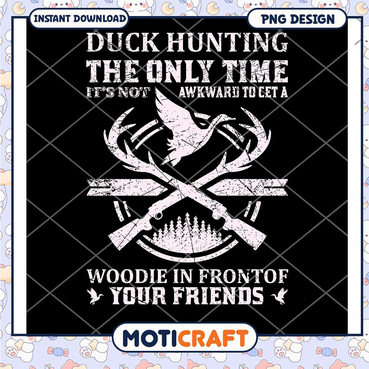 Duck Hunting PNG Funny Woodie Design Duck Hunting PNG Funny Woodie Design