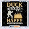 Duck Hunting PNG Design Happy Hunter Graphic