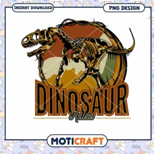 Dinosaur Skeleton PNG Design