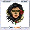 Day of the Dead Sugar Skull Girl PNG