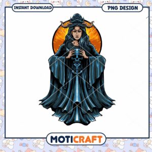 Dark Witch PNG Design, Instant Download