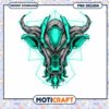 Cyber Bull PNG Design - Instant Download 2 Cyber Bull PNG Design Instant Download