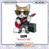 Cute Cat Rockstar PNG Design Instant Download for Fun 2 Cute Cat Rockstar PNG Design Instant Download for Fun