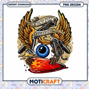 Custom Culture Eye PNG Design