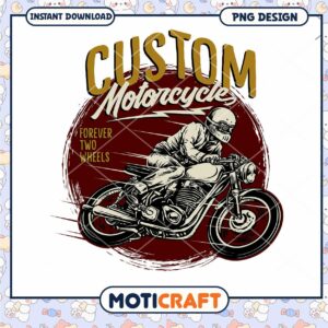 Custom Motorcycle PNG Design Perfect for Bike Lovers