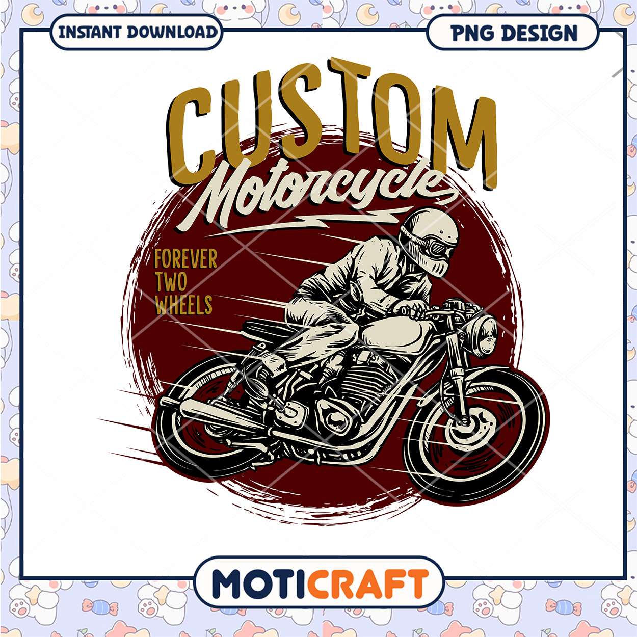 Custom Motorcycle PNG Design Perfect for Bike Lovers Custom Motorcycle PNG Design Perfect for Bike Lovers
