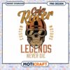 Custom Cafe Racer PNG Design Legends Never Die Artwork