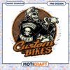 Custom Bikes PNG Skull Rider Design