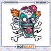 Creepy Clown Skull PNG Design for Instant Download Art 2 Creepy Clown Skull PNG Design for Instant Download Art