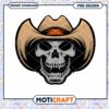 Cowboy Skull PNG Design Instant Download
