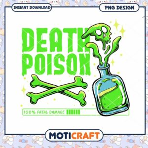 Death Poison PNG Design
