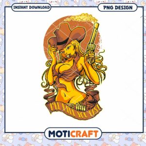 Cowgirl Skeleton Design PNG Download for Crafting Projects