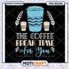 Coffee Break Time PNG Design
