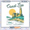 Coastline Lighthouse PNG Design