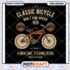Classic Bicycle PNG Design 1935