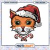 Christmas Cat PNG Design Download
