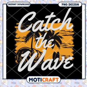 Catch the Wave PNG Design