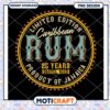 Caribbean Rum PNG 25 Years Aged Design