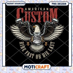 Eagle Motorcycle PNG Design