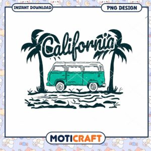 California Van PNG Design