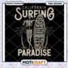 California Surfing Paradise Skeleton PNG Design Download