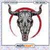Bull Skull PNG Design Instant Download
