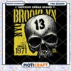 Brooklyn Skull 1971 PNG Design 1 Brooklyn Skull 1971 PNG Design