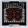 Brooklyn 98 PNG Design, Instant Download 2 Brooklyn 98 PNG Design