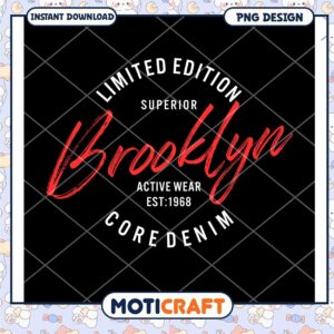 Brooklyn Active Wear PNG Design