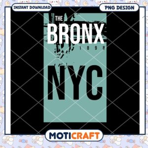 Bronx NYC PNG Design 1898