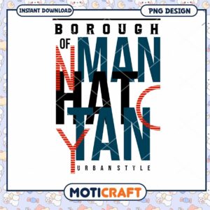 Borough of Manhattan PNG Design