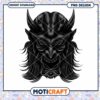 Black Demon Mask PNG Design Instant Download for Crafting 2 Black Demon Mask PNG Design Instant Download for Crafting