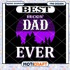 Best Buckin Dad Ever PNG Design