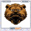Bear Face PNG Design Instant Download