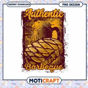 Authentic Barbecue PNG Design