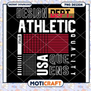 Athletic Design PNG USA Quality Style