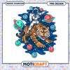 Astronaut Tiger Space PNG Design 2 Astronaut Tiger Space PNG Design