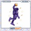Astronaut Basketball PNG Design