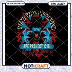 Ape Project C16 PNG Design New World Order