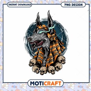 Anubis PNG Design Instant Download