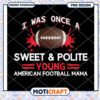 American Football Mama PNG Design