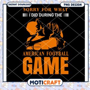 American Football Game PNG Design