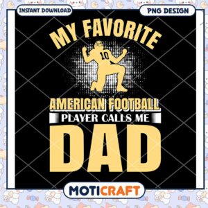 American Football Dad PNG Design
