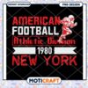 American Football Athletic Division 1980 New York PNG Design