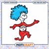 Thing 2 Fun PNG Download Dr Seuss Character Art