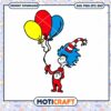 Thing 2 Fun Balloon Graphic PNG Instant Download File